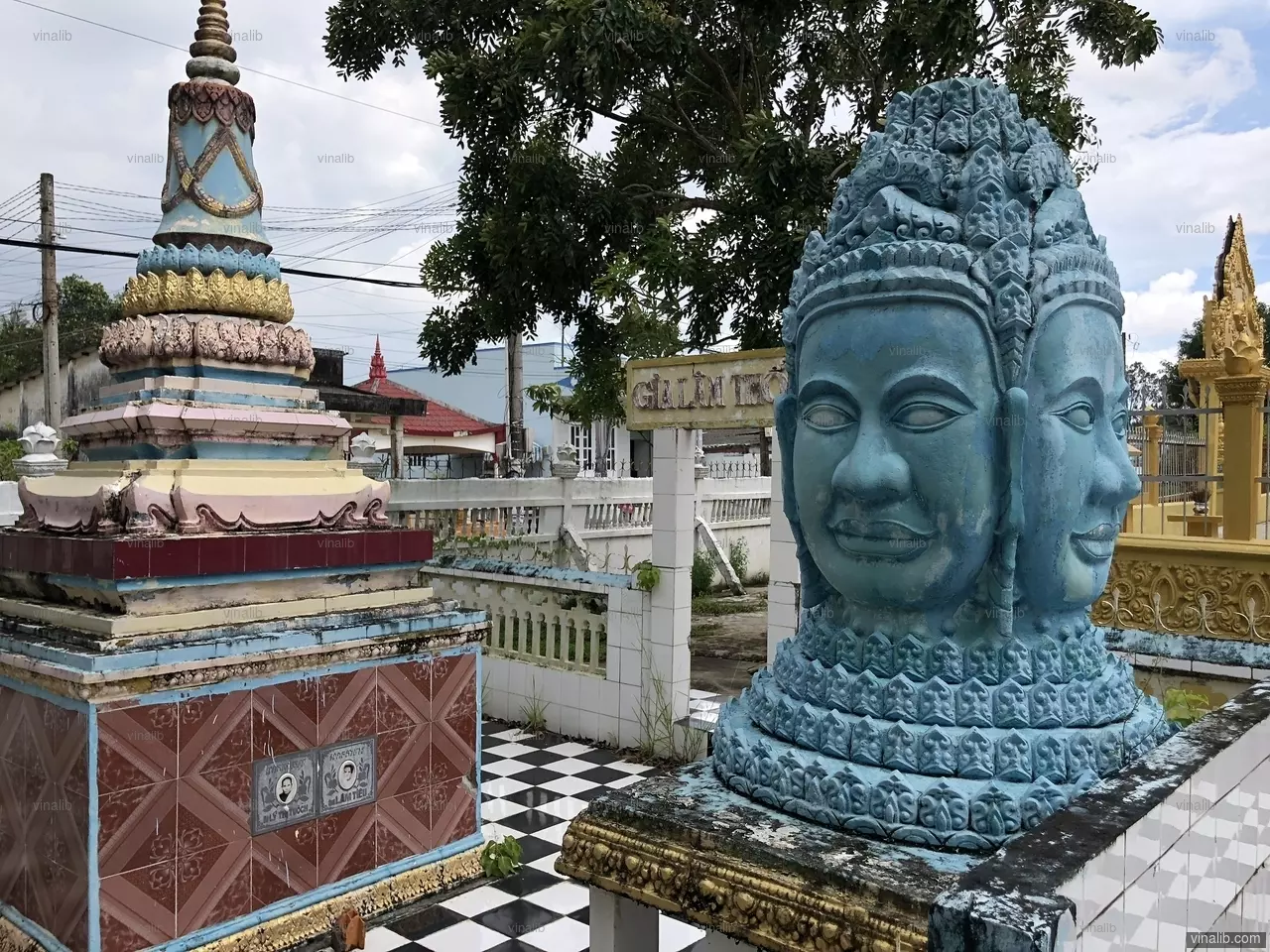 A Pagoda in Bac Lieu province - Vinalib Stock Pictures