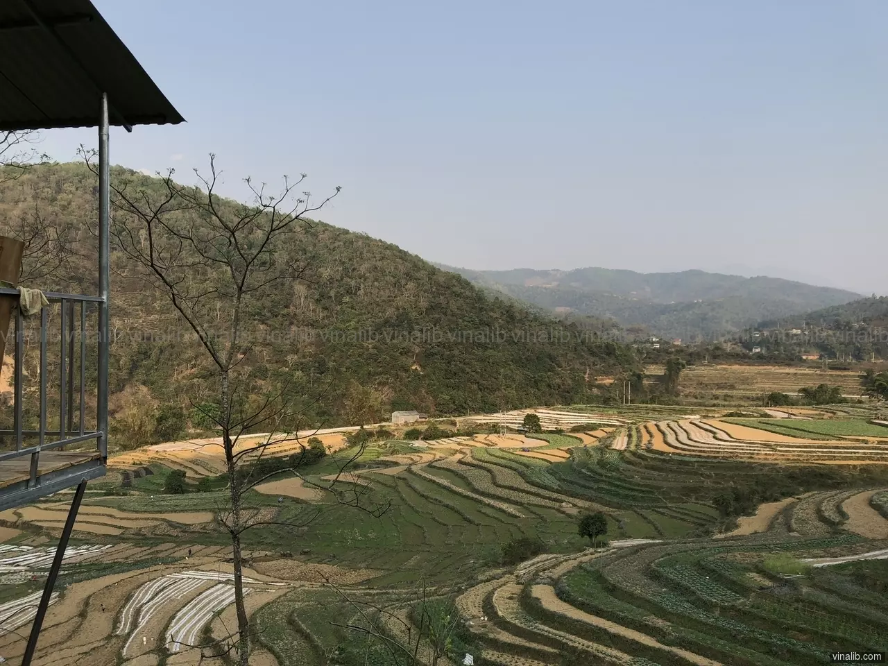 A house with a view, Bao Lac district - Vinalib Stock Pictures