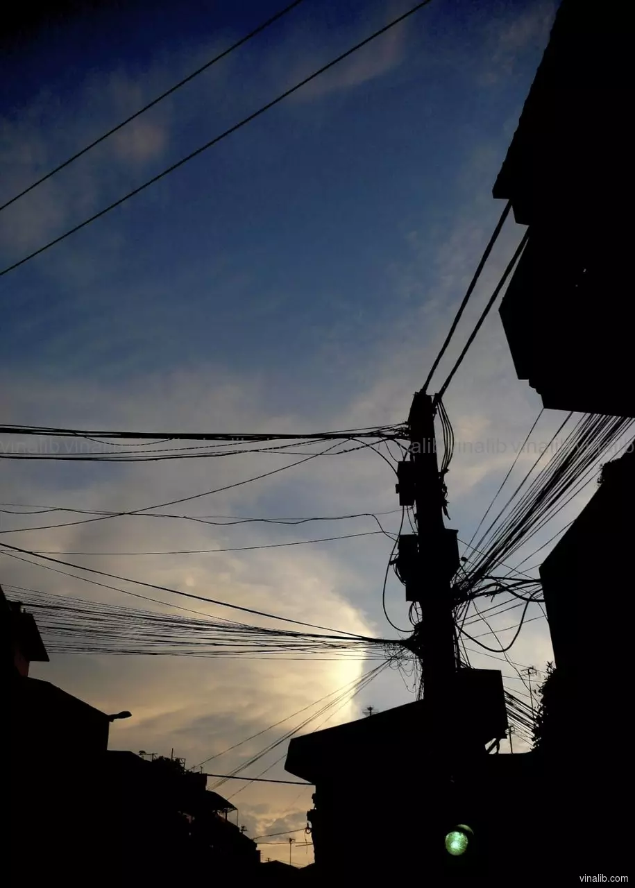 Cables in Hanoi, 2007 - Vinalib Stock Pictures
