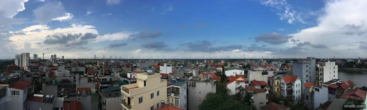 Hanoi Skyline, May 2017 (panorama) - Vinalib Stock Pictures