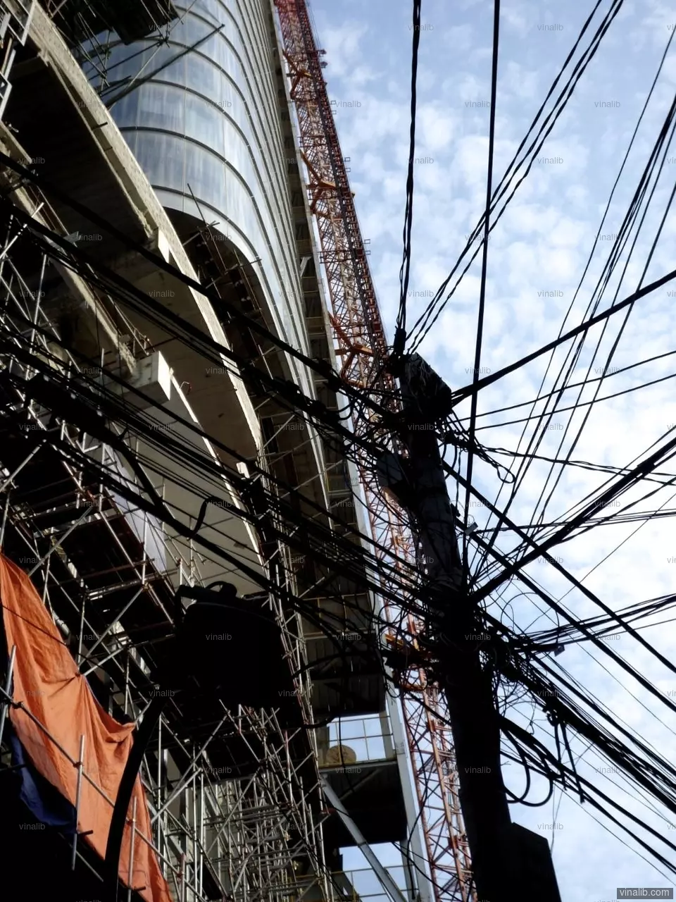 Cables in Saigon, 2010 - Vinalib Stock Pictures