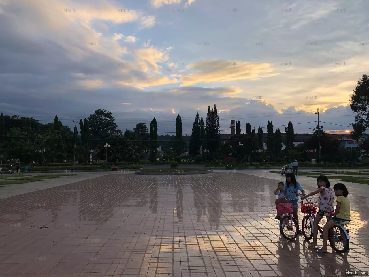 After the rain, Dak To - Vinalib Stock Pictures