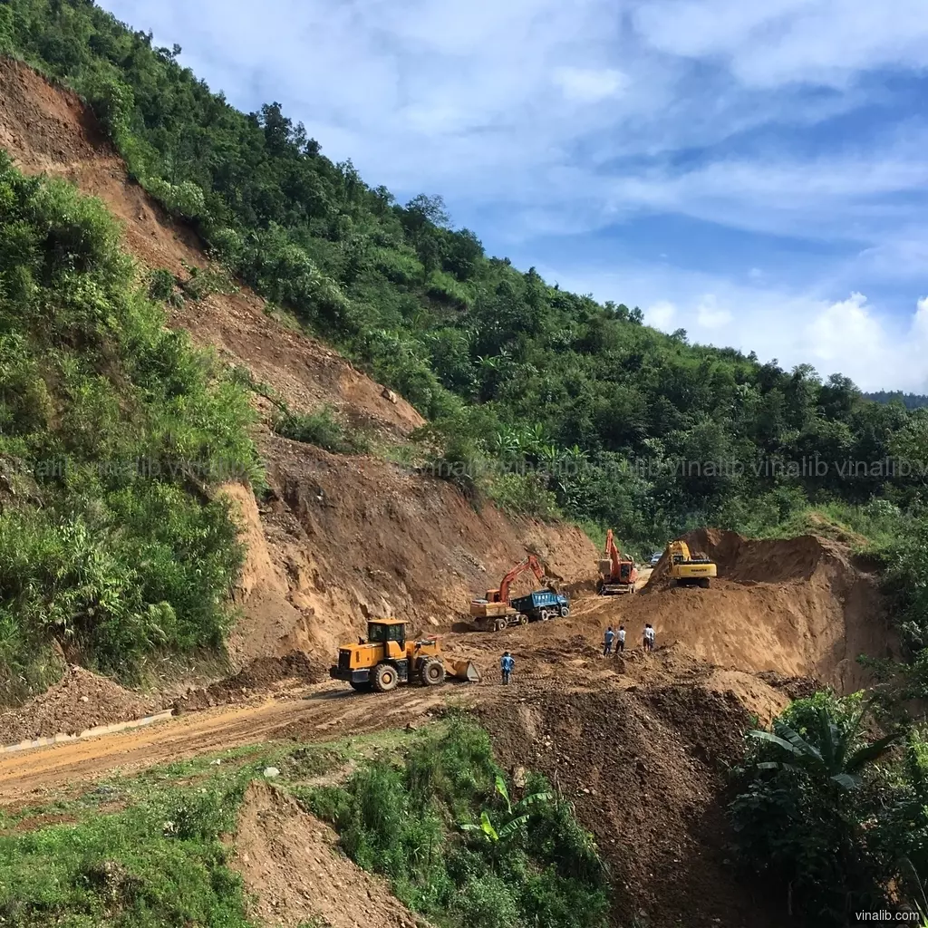 Landslide, Sin Ho district, Lai Chau province, Vietnam - Vinalib Stock Pictures
