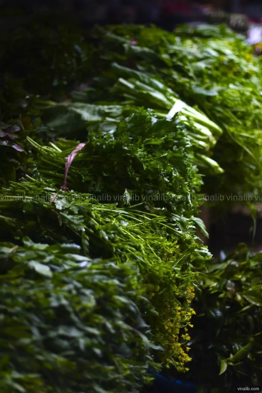 Fresh vegetables in the Old Market, Sapa, 2011 - Vinalib Stock Pictures