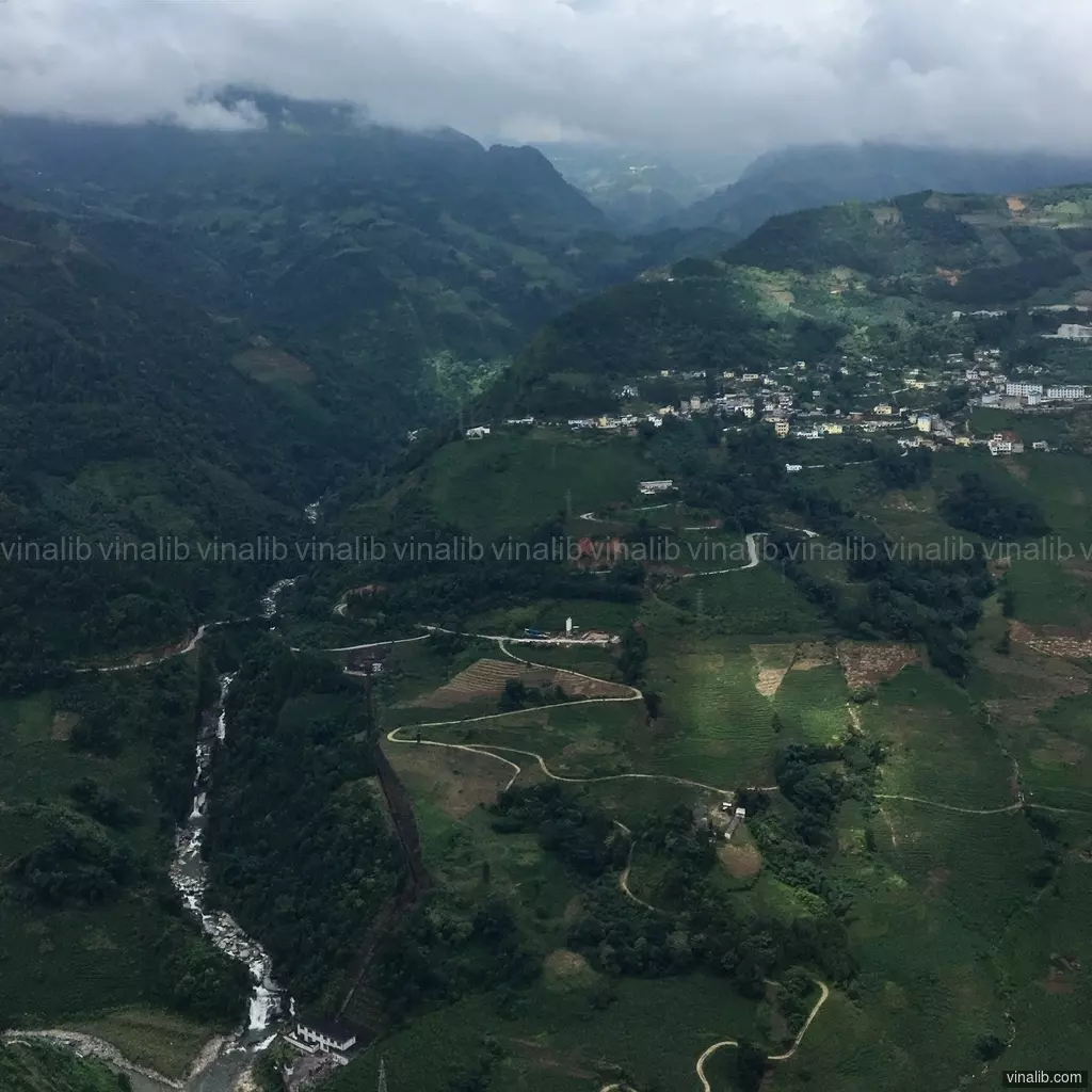 China, As seen from Bat Xat district, Lao Cai province, Vietnam - Vinalib Stock Pictures