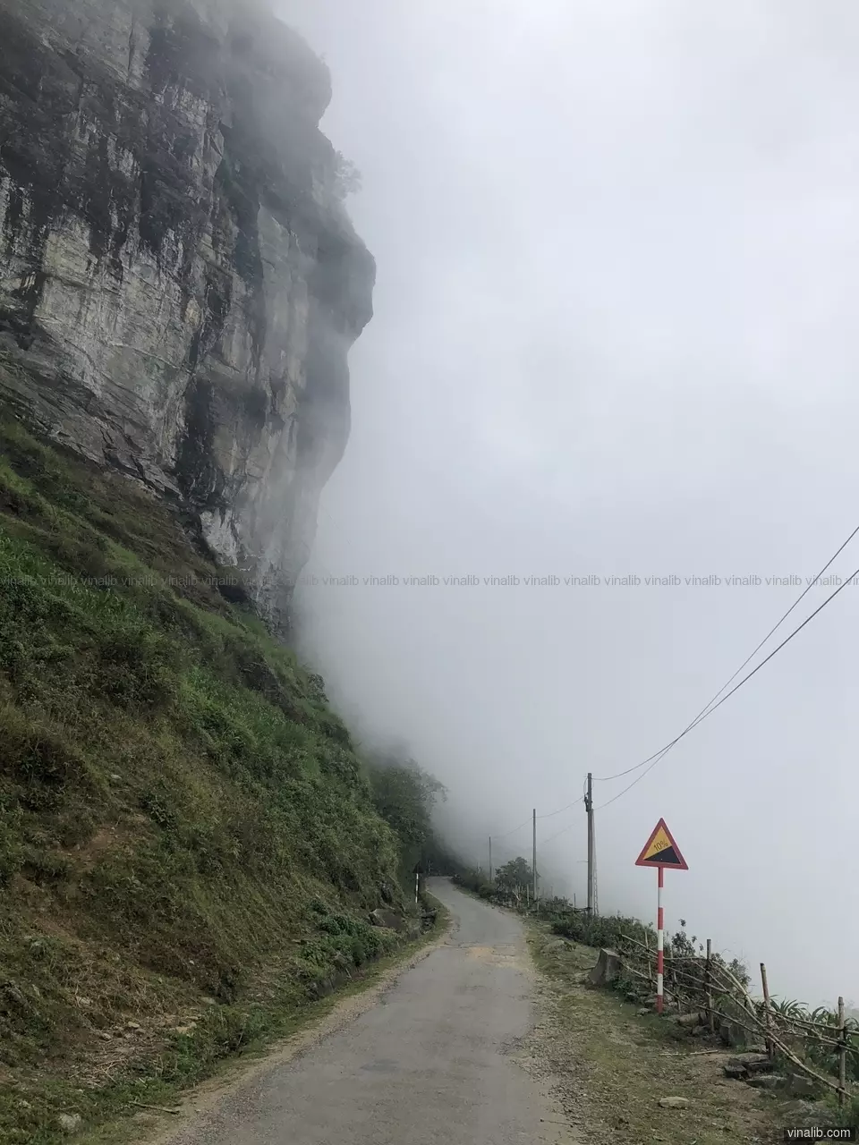 A road in Bat Xat district, Lao Cai province, Vietnam - Vinalib Stock Pictures