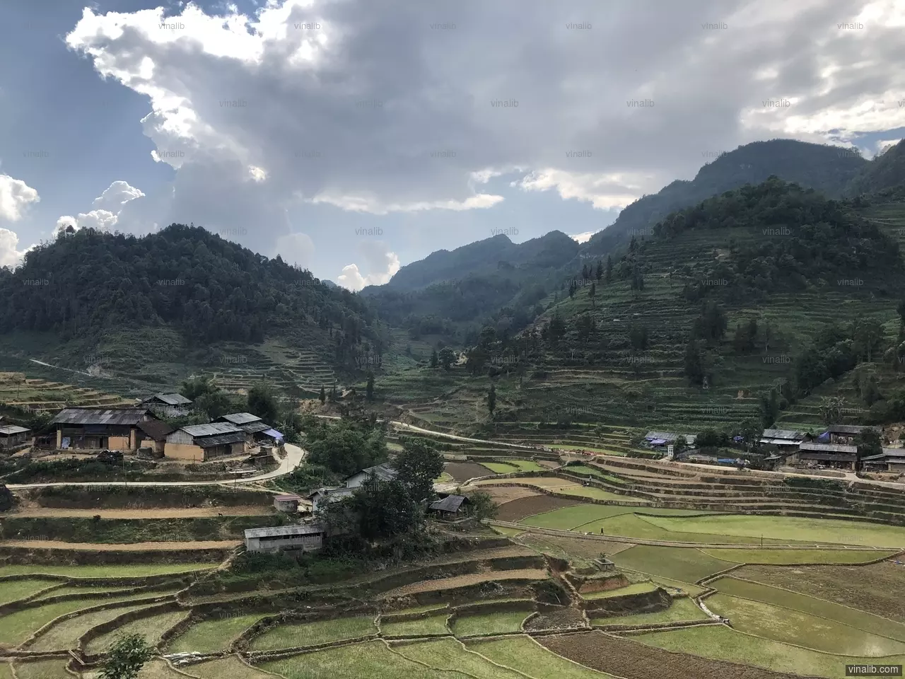 Pha Long village, Muong Khuong district, Lao Cai province, Vietnam - Vinalib Stock Pictures