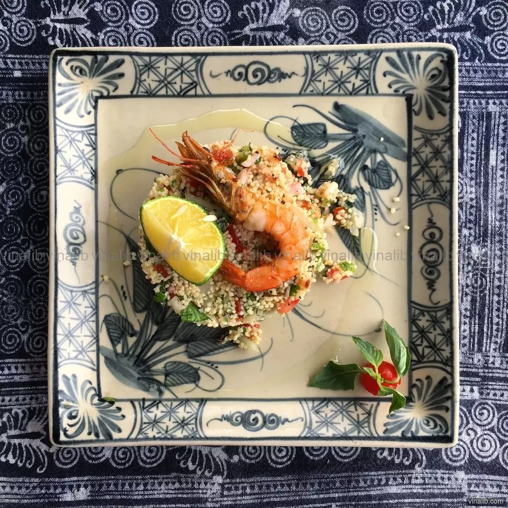 Seafood dish at An Bang beach, Hoi An - Vinalib Stock Pictures