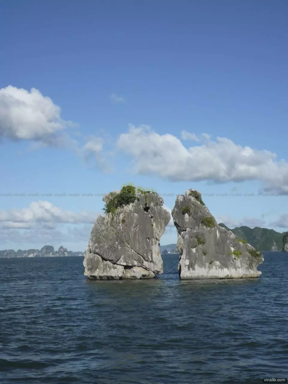 Kissing rocks, Ha Long bay, 2009 - Vinalib Stock Pictures