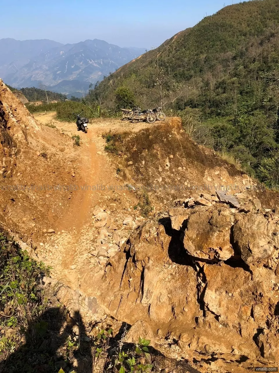 Going Offroad with a Ducati Scrambler Sixty2 in Ta Xua, Vietnam - Vinalib Stock Pictures