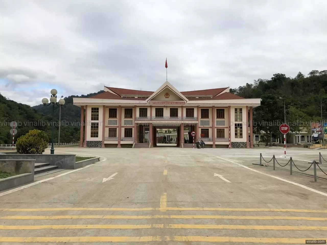 The Na Meo International Border Post - Vinalib Stock Pictures